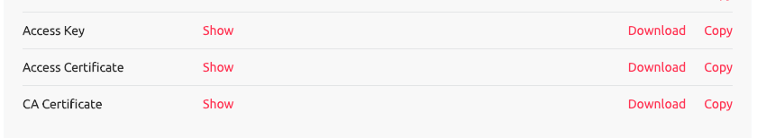 Download Certificates