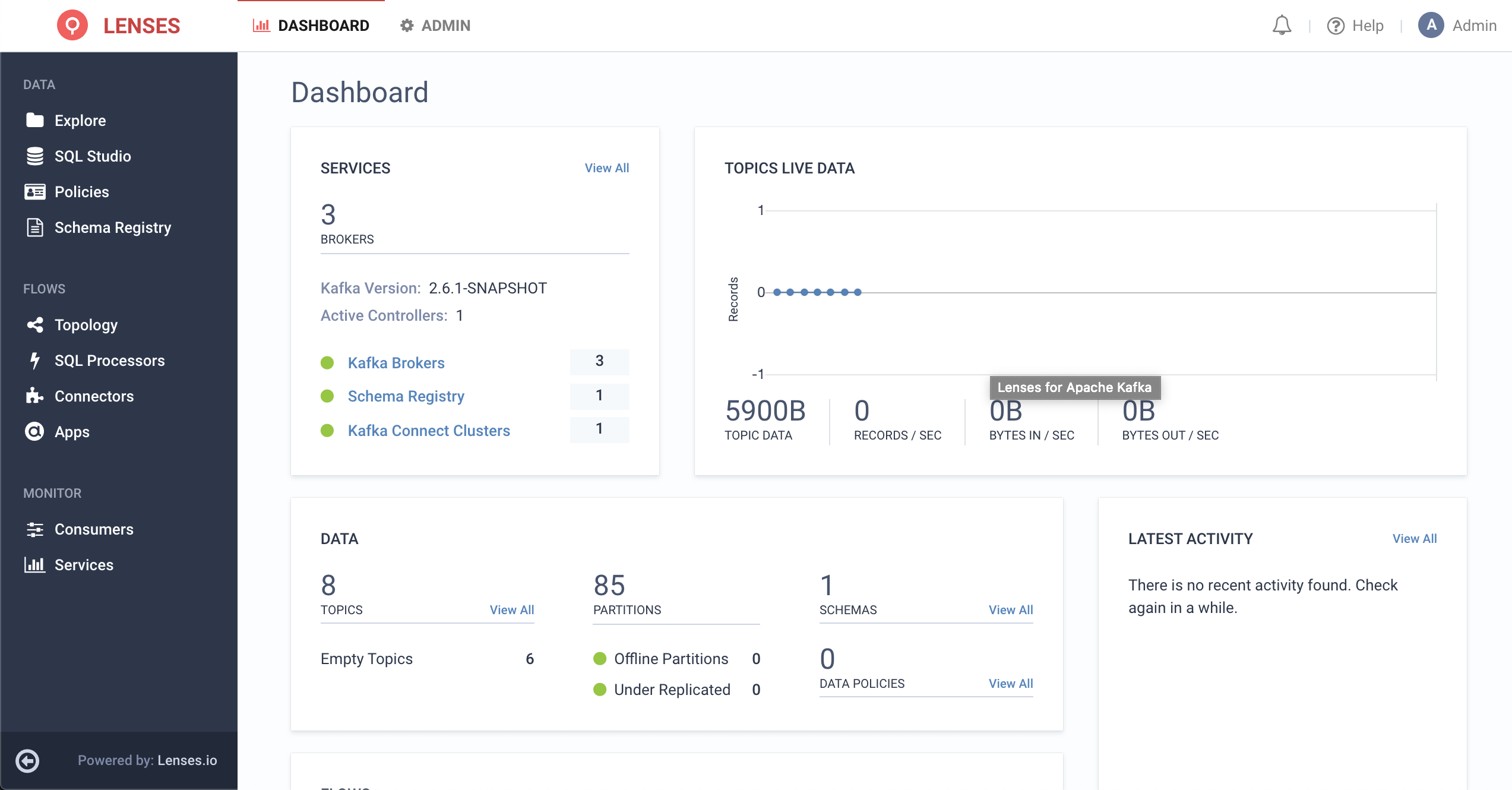 Lenses Dashboard