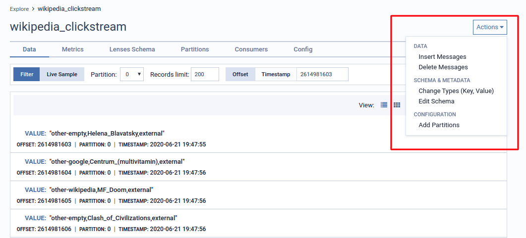 Increase partitions menu