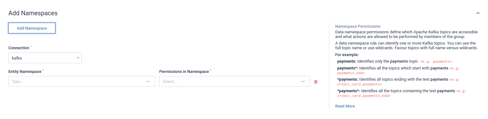 Namespace Permissions